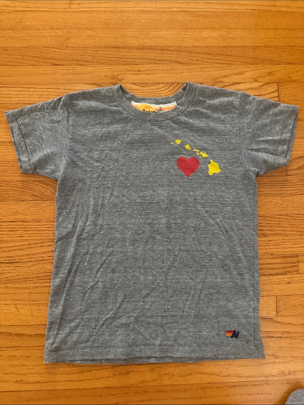 Aviator Nation Kids Hawaii Gray Tee